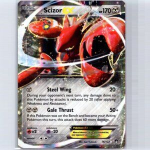 Pokemon - Scizor-EX 76/122 - XY Breakpoint - Holo Pokemon Cards TCG Singles